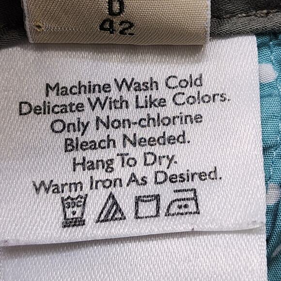 Eddie Bauer Pants Womens 12 Green Mercer Fit Straight Leg Ankle Chino Stretch - Picture 8 of 14